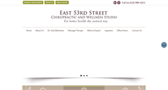Desktop Screenshot of e53chiro.com